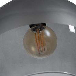 Decorative lamp, grey crystal, 30 x 30 x 25 cm