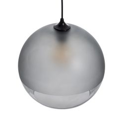 Decorative lamp, grey crystal, 30 x 30 x 25 cm