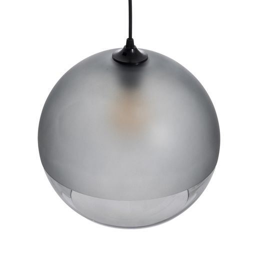 Decorative lamp, grey crystal, 30 x 30 x 25 cm