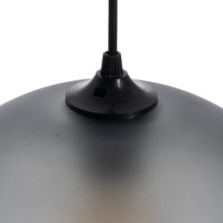 Decorative lamp, grey crystal, 30 x 30 x 25 cm