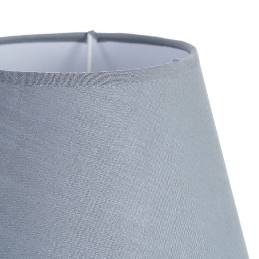Blue ceramic-fabric table lamp 22 x 22 x 30 cm
