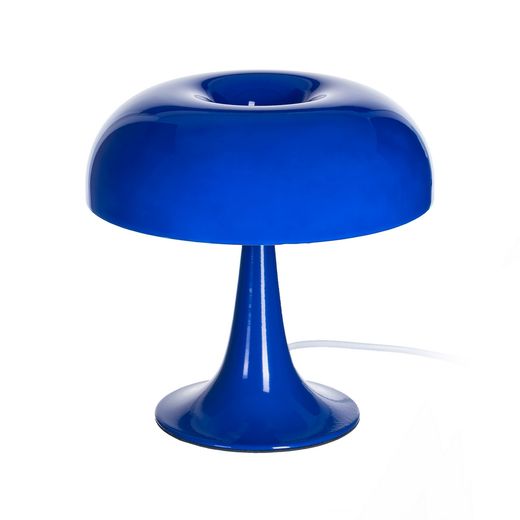 Blue crystal-metal table lamp 25.50 x 25.50 x 25 cm
