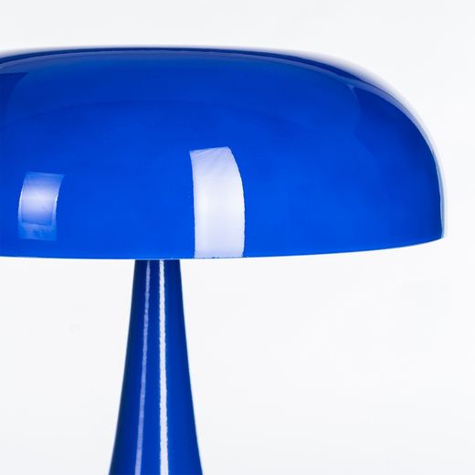 Blue crystal-metal table lamp 25.50 x 25.50 x 25 cm