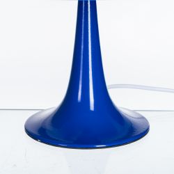 Blue crystal-metal table lamp 25.50 x 25.50 x 25 cm
