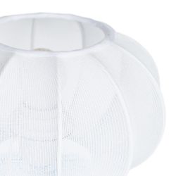 Blue crystal-fabric table lamp 21 x 21 x 22.50 cm