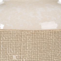 Beige ceramic table lamp, lighting, 43 x 43 x 56 cm