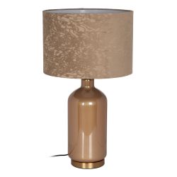 Beige golden crystal table lamp 39 x 39 x 68.50 cm