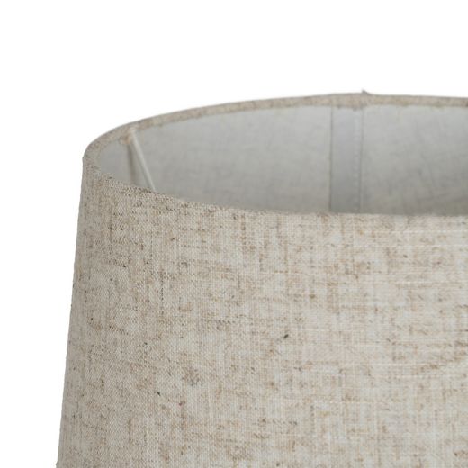 Beige-silver ceramic-metal table lamp 27 x 27 x 44 cm