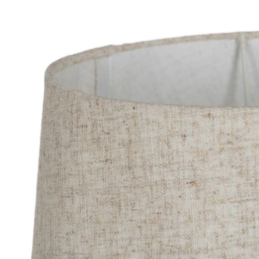 Beige-silver ceramic-metal table lamp 30 x 30 x 48 cm