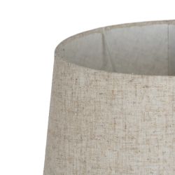 Beige-silver ceramic-metal table lamp 31.50 x 31.50 x 54 cm