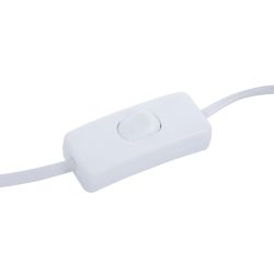 White ceramic table lamp, lighting, 35 x 20 x 50 cm