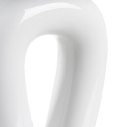 White ceramic table lamp, lighting, 35 x 20 x 50 cm