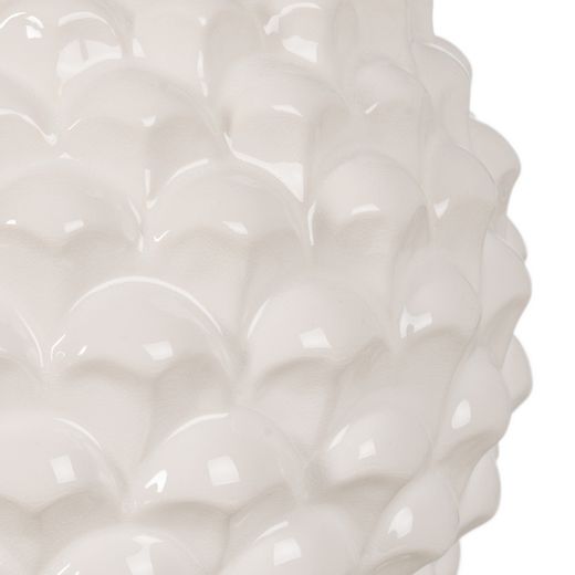 White ceramic table lamp, lighting, 38 x 38 x 58.50 cm