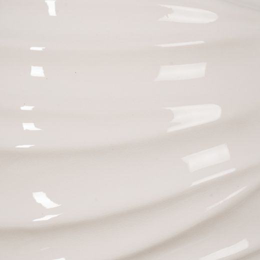 White ceramic table lamp, lighting, 38 x 38 x 67 cm