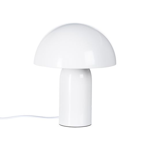 White metal table lamp 20 x 20 x 24.50 cm