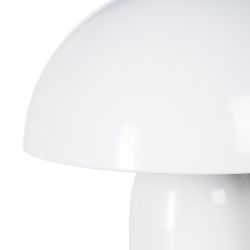White metal table lamp 20 x 20 x 24.50 cm