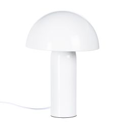 White metal table lamp 22 x 22 x 31.50 cm