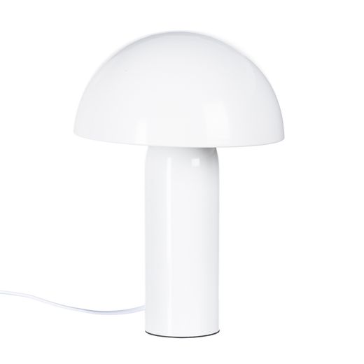 White metal table lamp 22 x 22 x 31.50 cm