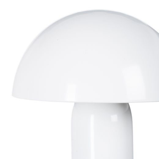 White metal table lamp 22 x 22 x 31.50 cm