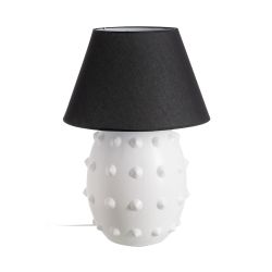 Black and white ceramic table lamp 50 x 50 x 73 cm