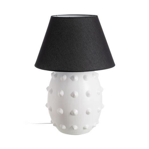 Black and white ceramic table lamp 50 x 50 x 73 cm