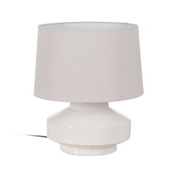 White terracotta table lamp 40 x 40 x 45.50 cm