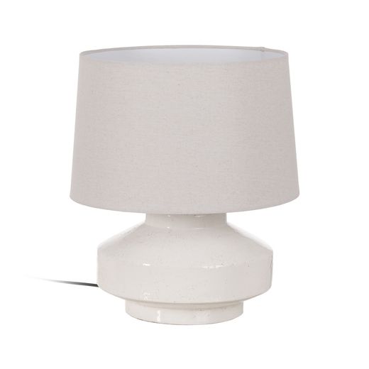 White terracotta table lamp 40 x 40 x 45.50 cm