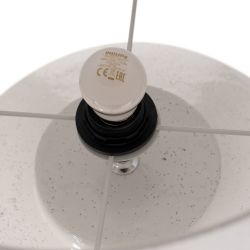 White terracotta table lamp 40 x 40 x 45.50 cm
