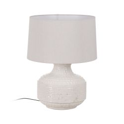 White terracotta table lamp 43 x 43 x 57.50 cm