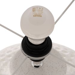 White terracotta table lamp 43 x 43 x 57.50 cm