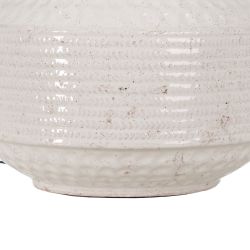 White terracotta table lamp 43 x 43 x 57.50 cm