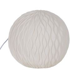 Sandstone ball table lamp 31.80 x 31.80 x 27.50 cm