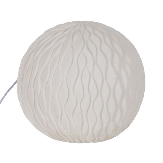 Sandstone ball table lamp 31.80 x 31.80 x 27.50 cm