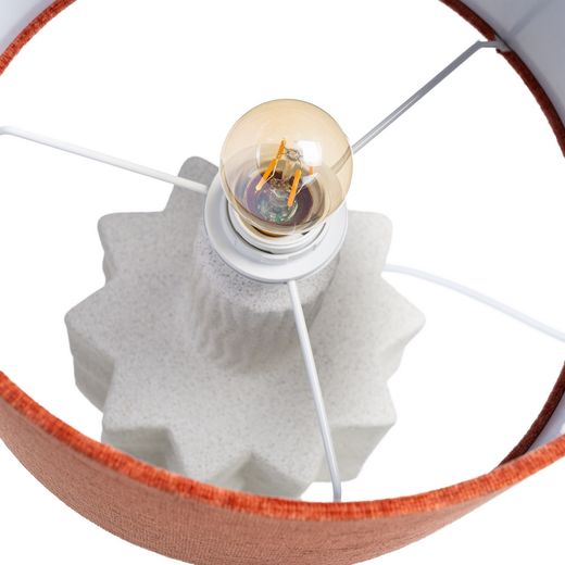 Ceramic table lamp, lighting, 28 x 28 x 49 cm