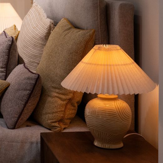 Ceramic table lamp, lighting, 35 x 35 x 39 cm
