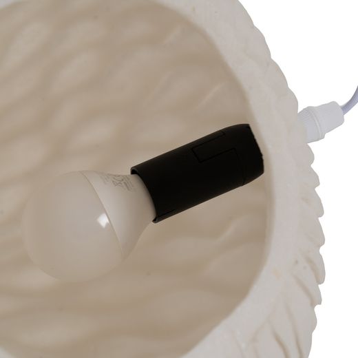 Coral sandstone table lamp 27.50 x 27.50 x 22.80 cm