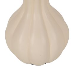 Cream ceramic table lamp, lighting, 32.50 x 32.50 x 53 cm