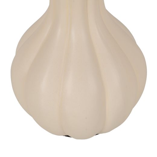 Cream ceramic table lamp, lighting, 32.50 x 32.50 x 53 cm