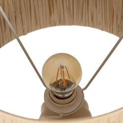 Cream ceramic table lamp, lighting, 32.50 x 32.50 x 53 cm