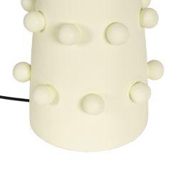 Cream metal-ceramic table lamp 38 x 38 x 72 cm