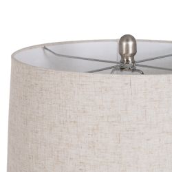 Cream metal-ceramic table lamp 38 x 38 x 72 cm