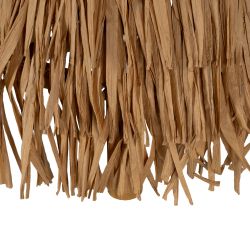 Natural fiber table lamp, lighting, 26 x 26 x 39 cm