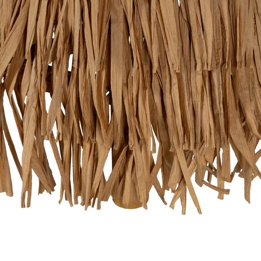 Natural fiber table lamp, lighting, 26 x 26 x 39 cm
