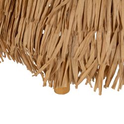 Natural fiber table lamp, lighting, 30 x 30 x 44 cm