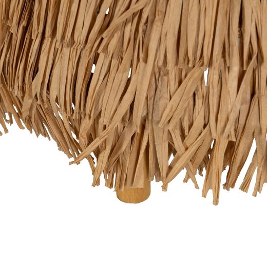 Natural fiber table lamp, lighting, 30 x 30 x 44 cm