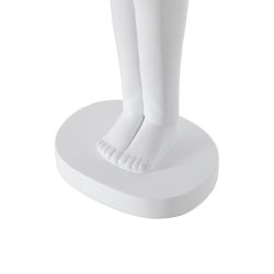Table lamp, white resin figure, 27 x 18 x 52.50 cm