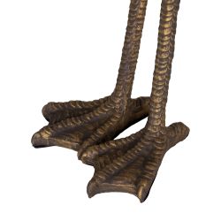 Flamingo table lamp in old gold, 23 x 11.50 x 39.50 cm