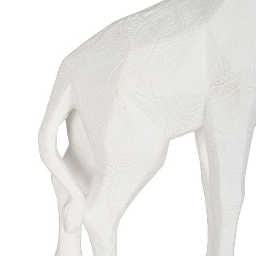 White giraffe table lamp, polyresin, 24 x 9.50 x 29 cm