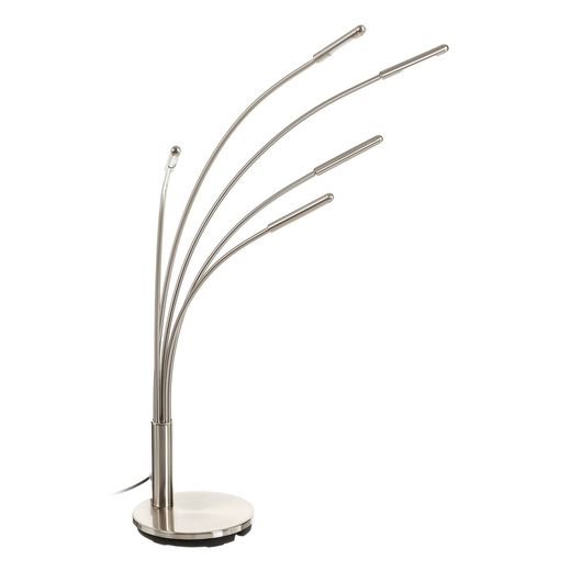 LED table lamp, nickel-plated metal, 78 x 21.50 x 98 cm