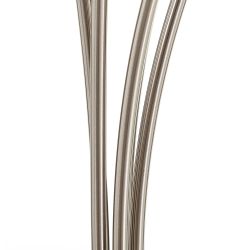 LED table lamp, nickel-plated metal, 78 x 21.50 x 98 cm